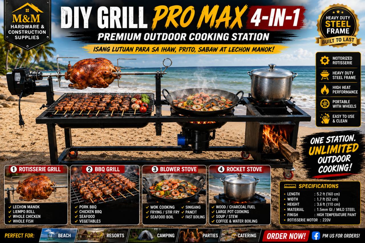 DIY Grill Pro Max 4-in-1 project overview